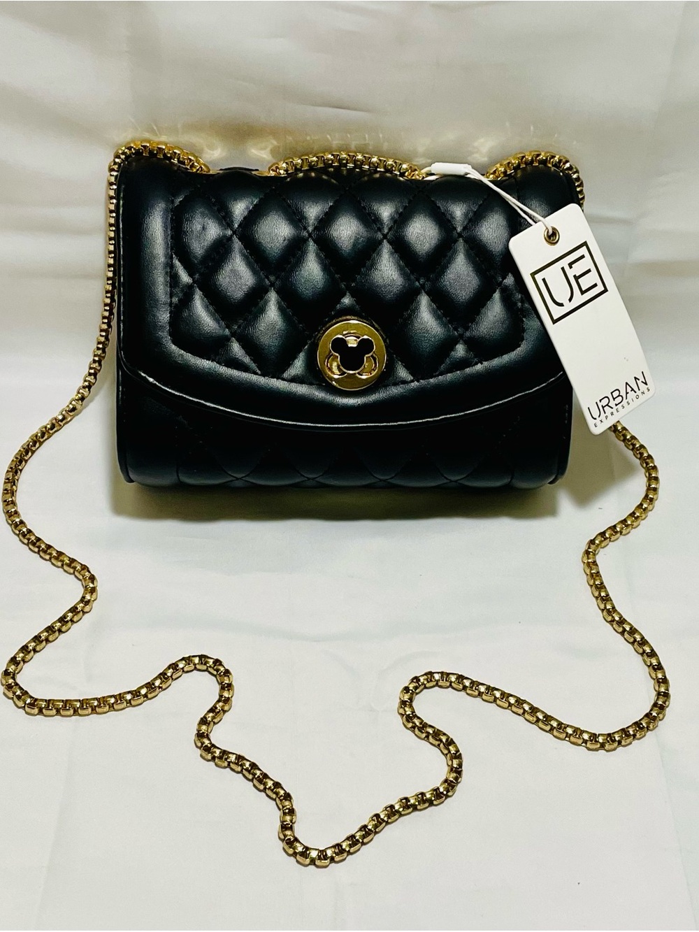 Urban Expressions Elrita Quilted Crossbody Bag.